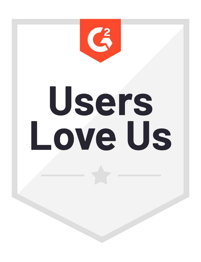 G2 Users love us badge