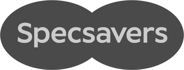 Specsavers logo in grey