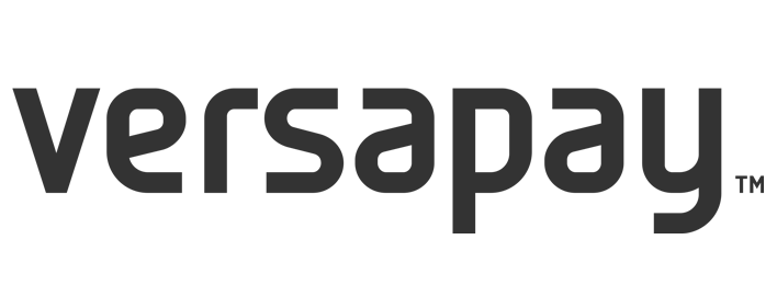 Versapay logo in grey