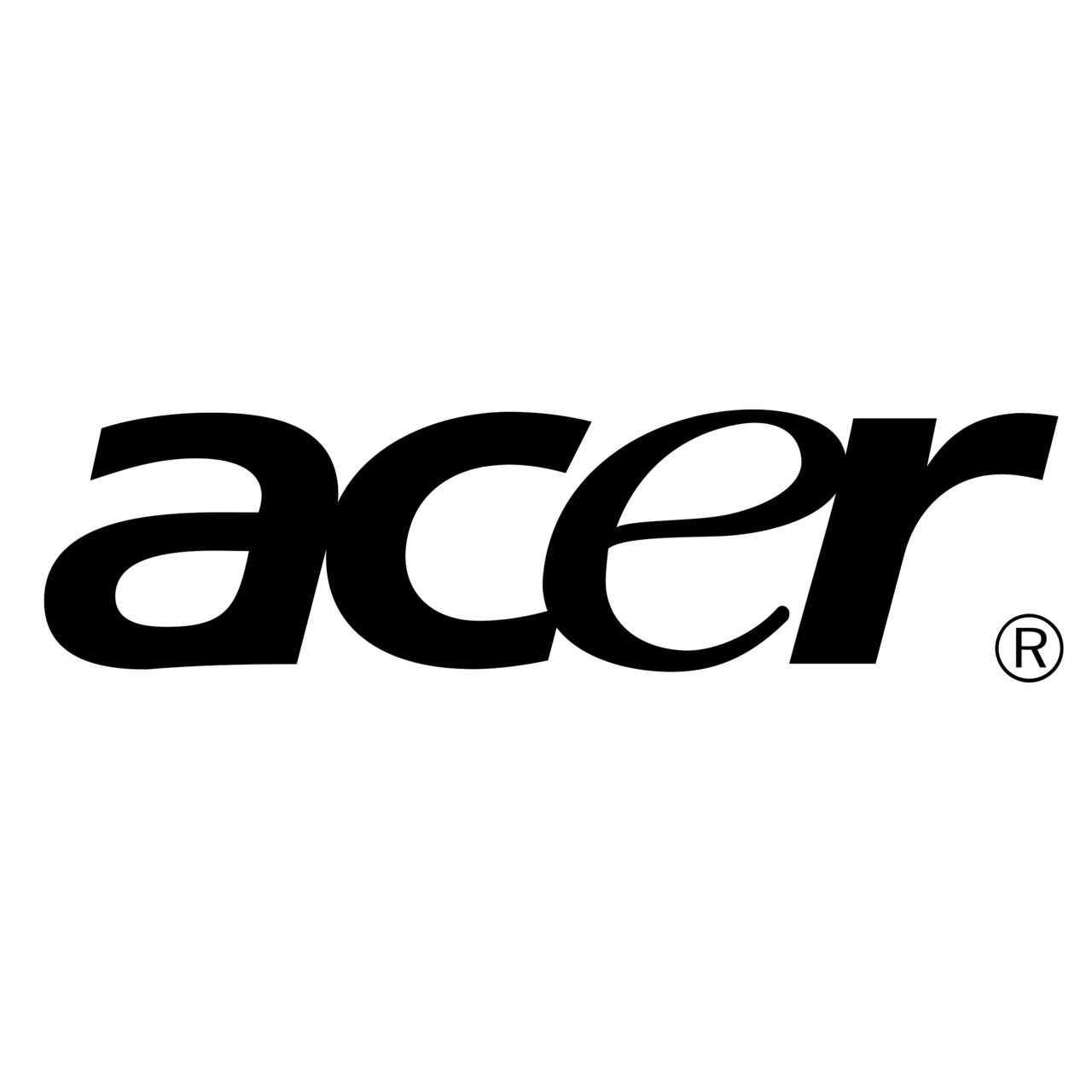 Acer logo in black
