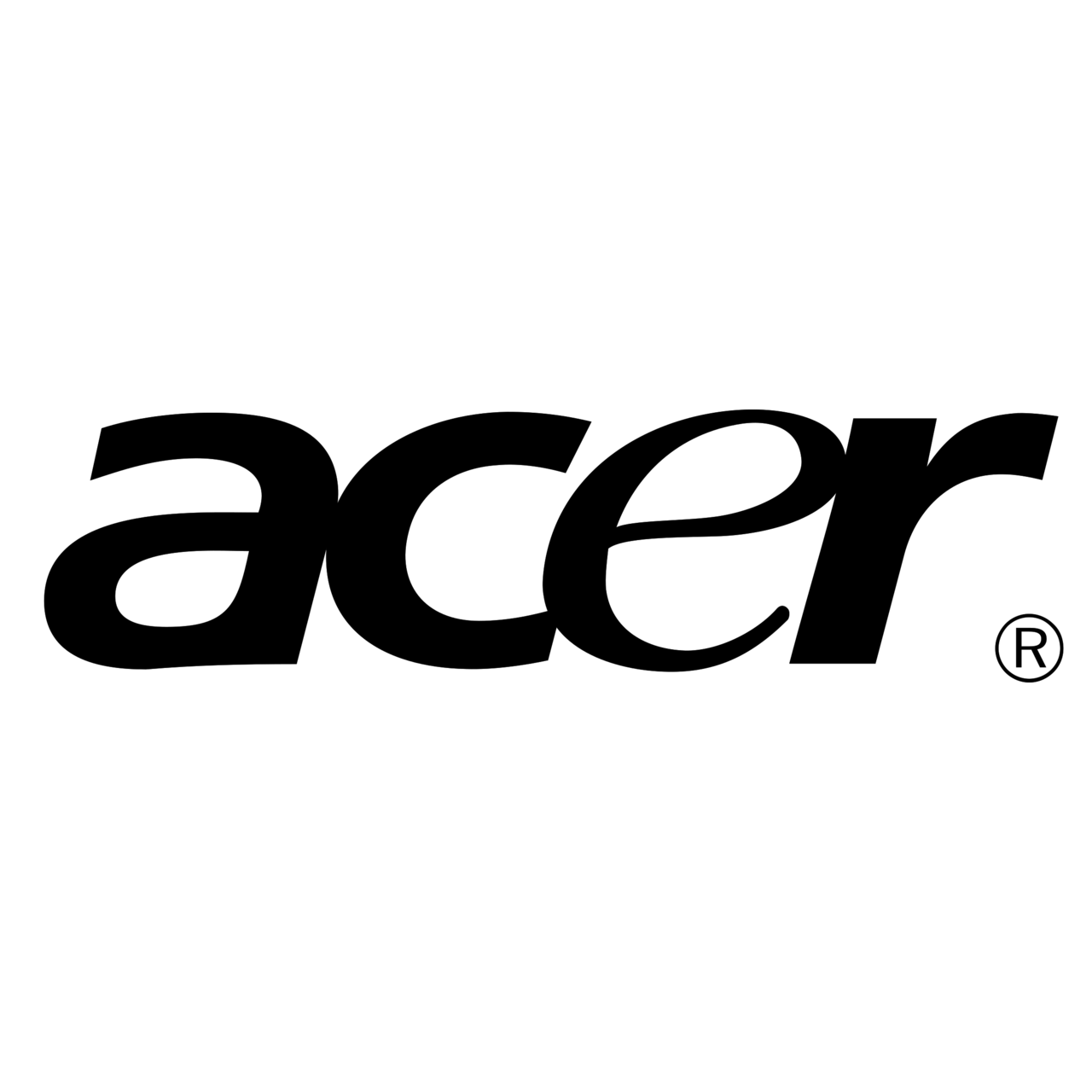 Acer logo in black