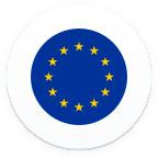 Circular Europe icon in colour