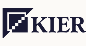 Kier group logo in black
