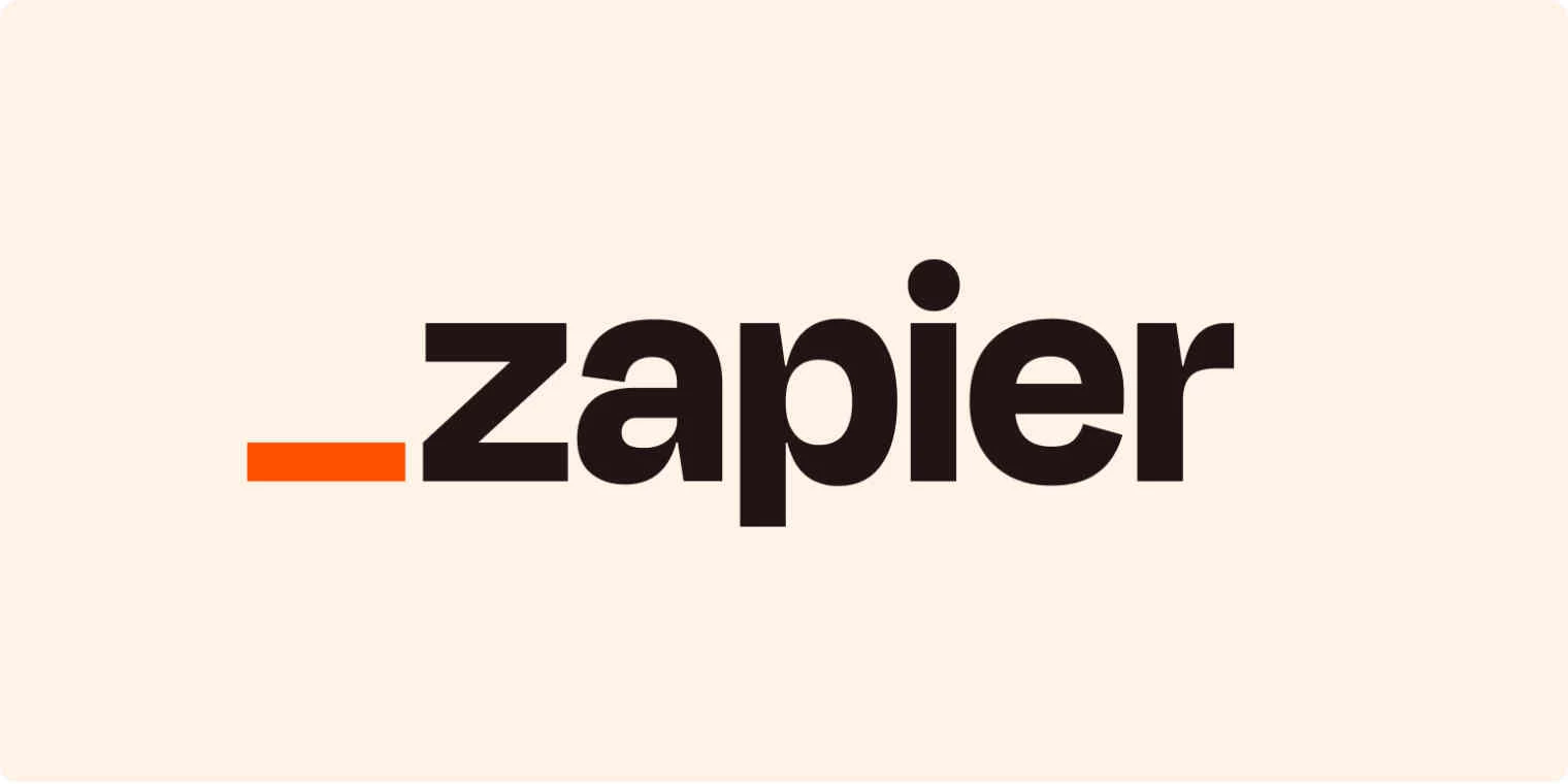 Zapier logo in colour
