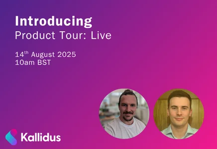 Product Tour Live Webinar on the 14th August 2025