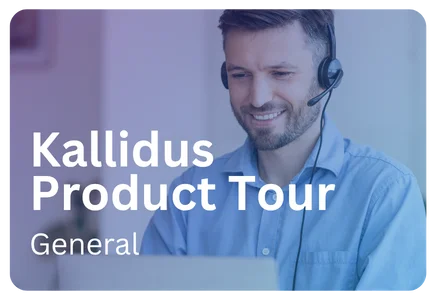 General Kallidus Product Tour - the self-led demonstration of our LMS, from Learner to manager to admin