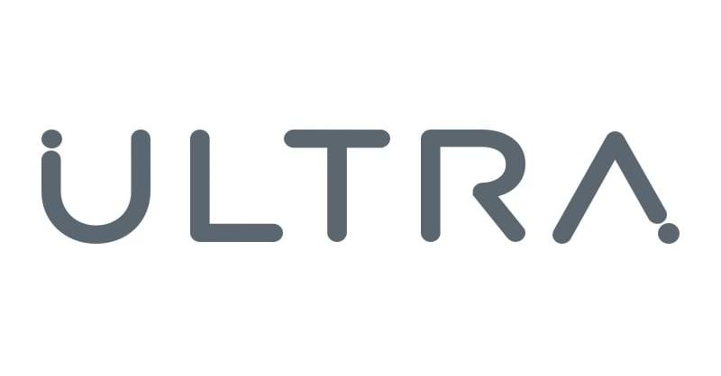 Ultra Electronics logo in grey