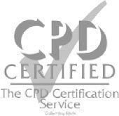 CPD certified logo in grey