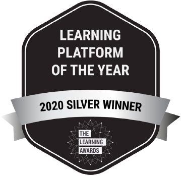 The Learning Awards badge - Silver award winner