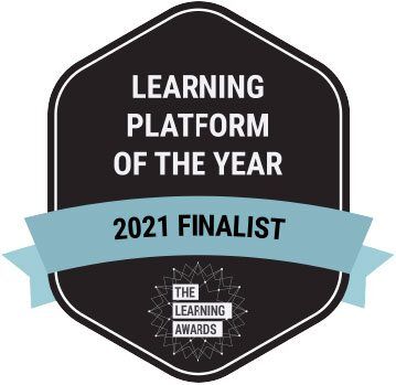 The Learning Awards badge - 2021 finalist