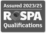 ROSPA member logo in grey